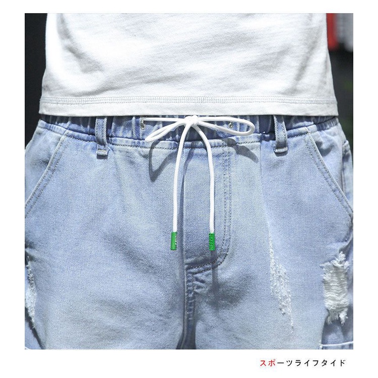 Quần Short Jeans Rách Thời Trang Mùa Hè Cho Nam