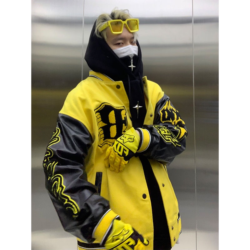 Áo Khoác Bóng Chày Phong Cách Đường Phố Mỹ Mùa Xuân Thu Mới