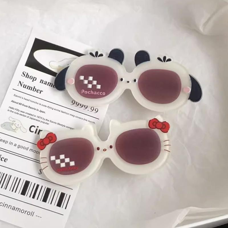 Kẹp Tóc Hình Mắt Kính Sanrio Ngọt Ngào Dễ Thương