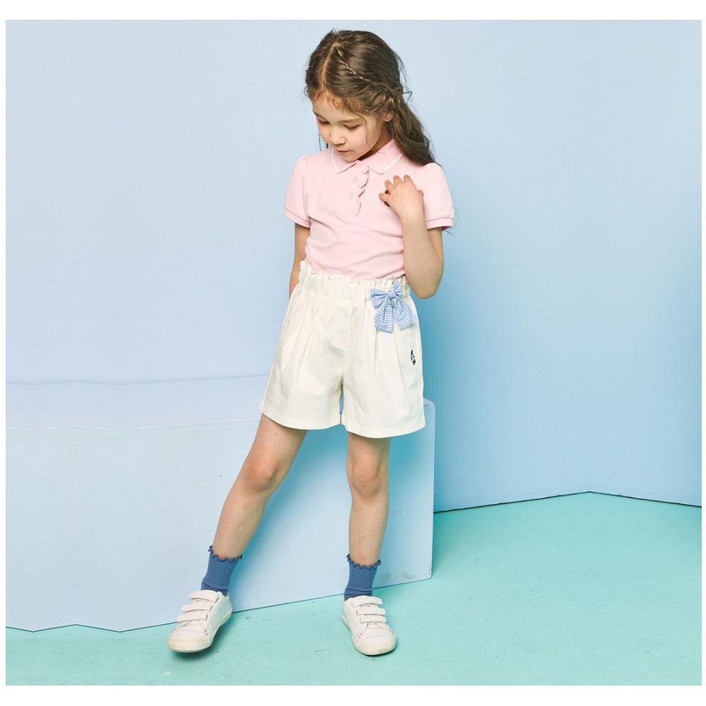 Áo Thun Polo Tay Ngắn Màu Hồng / Trắng / Xanh Dương Chất Liệu Cotton Thời Trang Mùa Hè Mới 20