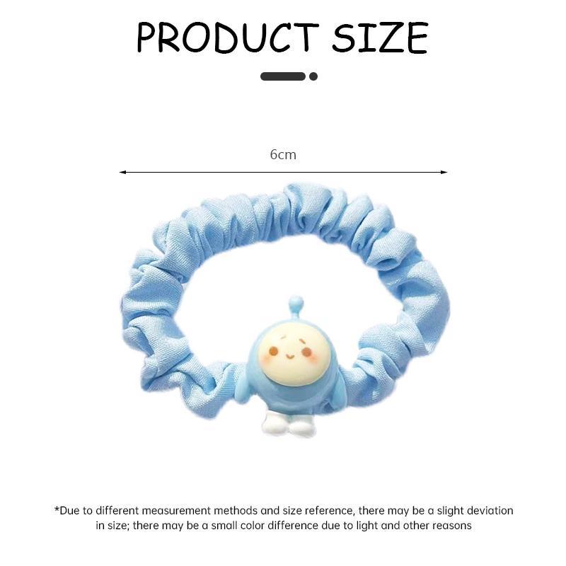 【Thanh toán đích】Dây Cột Tóc Cao Su Màu Kẹo Ngọt In Họa Tiết Hoạt Hình Dễ Thương Cho Bé Gái