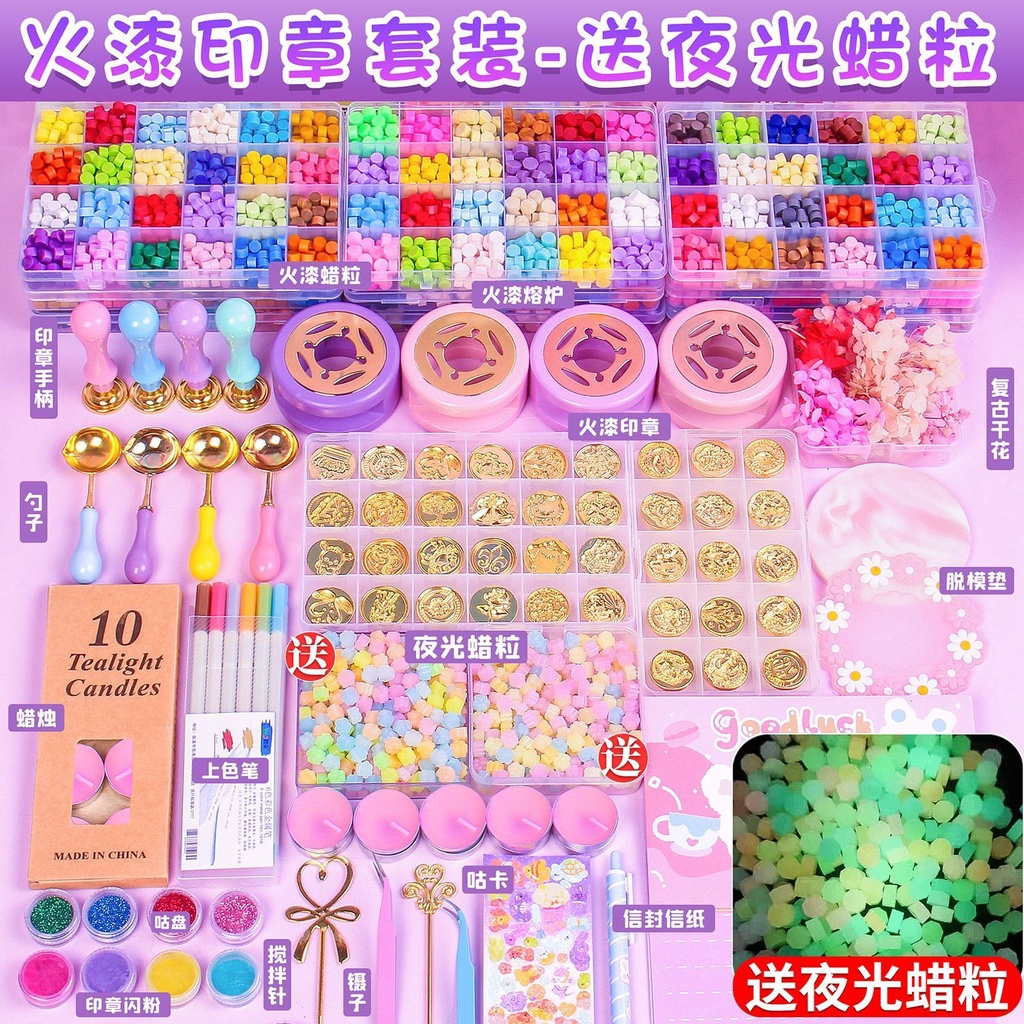 Bộ Đồ Chơi Nung Chảy Sáp Nến Đầy Giá Rẻ Dành Cho Trẻ Em#0623