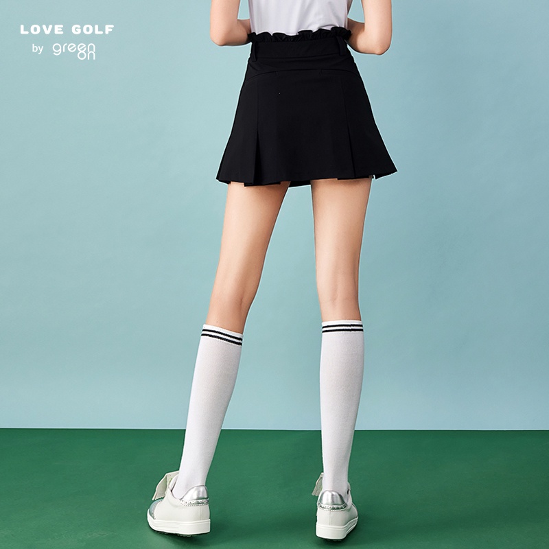 Váy Chữ a Xếp Ly Phối Ren Phong Cách Mới Phù Hợp Cho Nữ Chơi golf lg2203