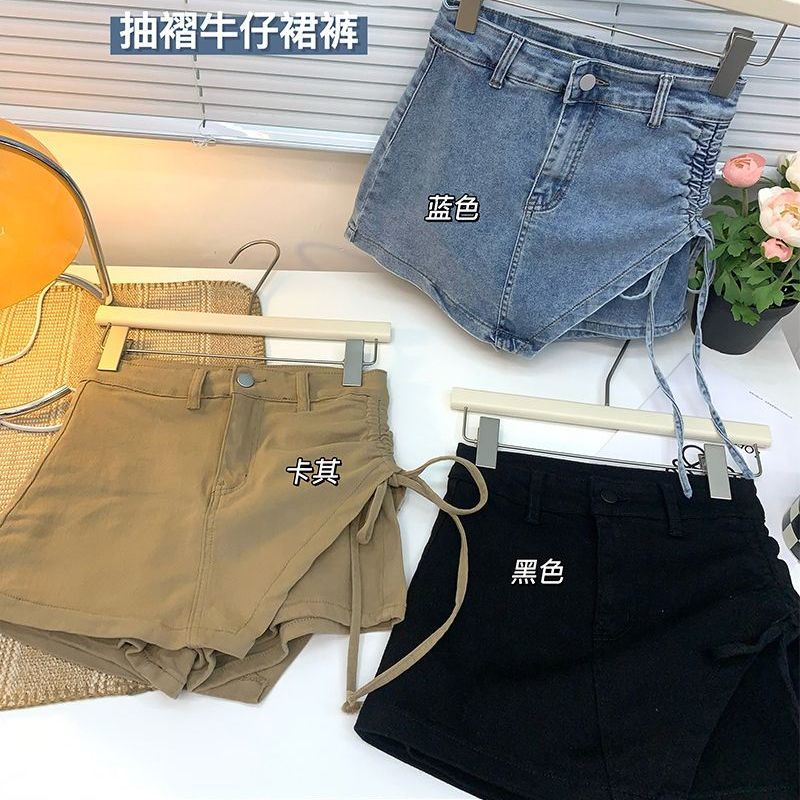 ☀✎❤Quần Short Denim Xếp Ly Cỡ Vừa Thời Trang 2023 Cho Bé Gái❤8.9