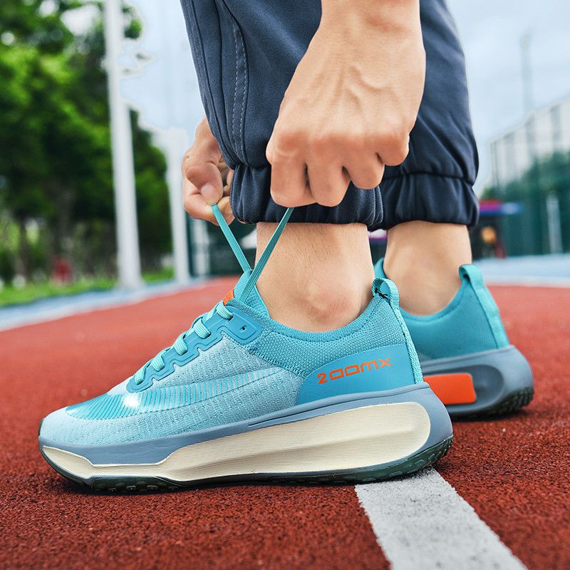 Thể thao mùa hè angry pad shock-hấp thụ giày chạy bộ chuyên nghiệp lưới thông thường thoáng khí thể dục marathon nam s nữ