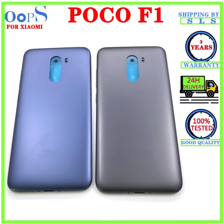 Toàn Bộ Nắp Đậy Pin Thay Thế Cho Điện Thoại xiaomi pocophone poco f1 + Khung Trước Màn Hình lcd