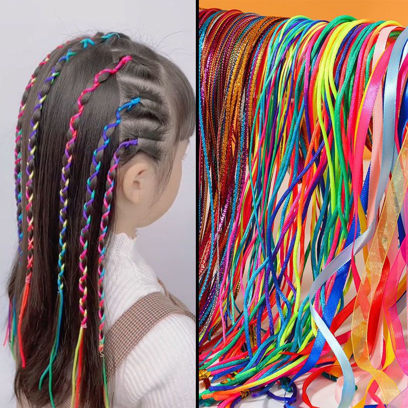 Dây Buộc Tóc Nhiều Màu Sắc Xinh Xắn Cho Bé Gái