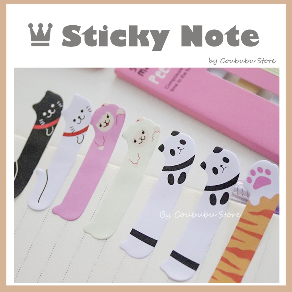 ✿Áo Khoác Coububububu Coububu✿ Giấy Dán Ghi Chú Nhiều Màu Sắc Dễ Thương Phong Cách Nhật Bản