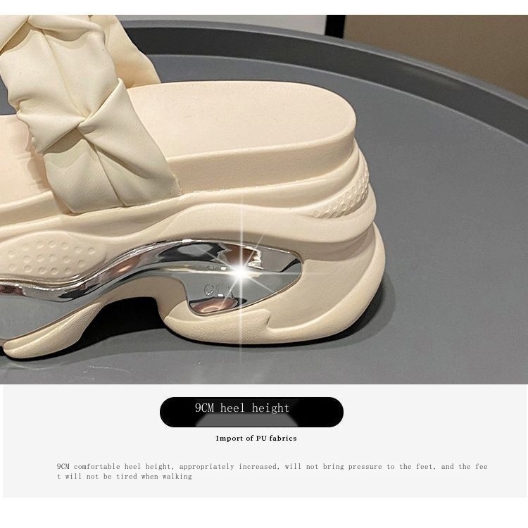 Dép Sandal Đế Dày Thời Trang Mùa Hè 2023 Phong Cách Châu Âu Cho Nữ Lật