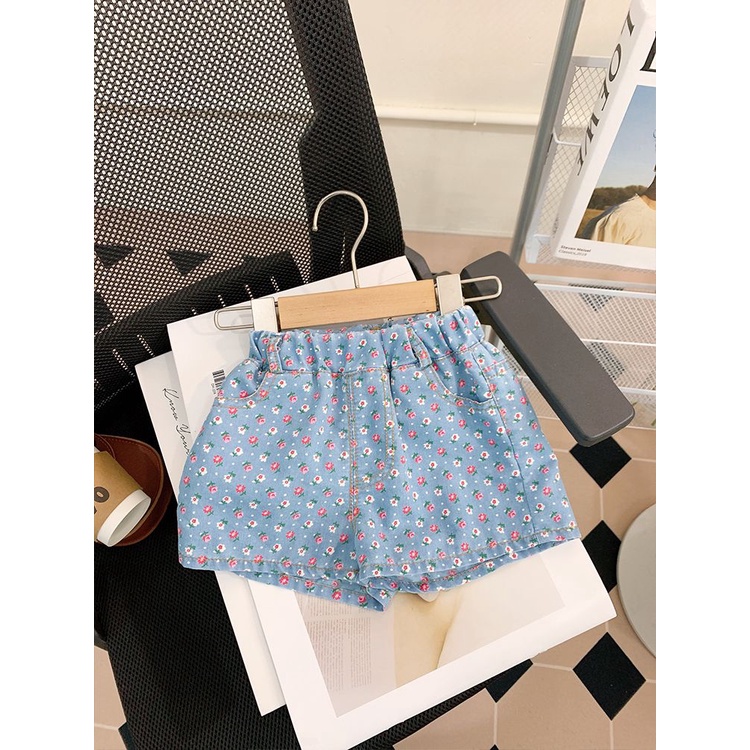 Set Đồ Denim Hai Mảnh Phong Cách Thời Trang Hàn Quốc 2023 Cho Bé Gái 2023