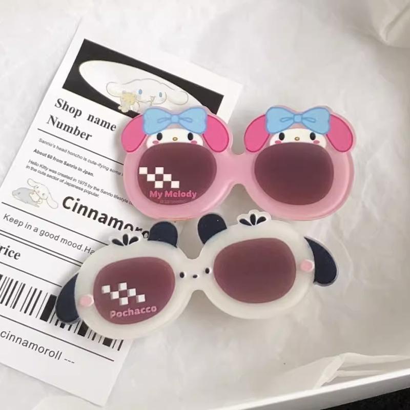 Kẹp Tóc Hình Mắt Kính Sanrio Ngọt Ngào Dễ Thương