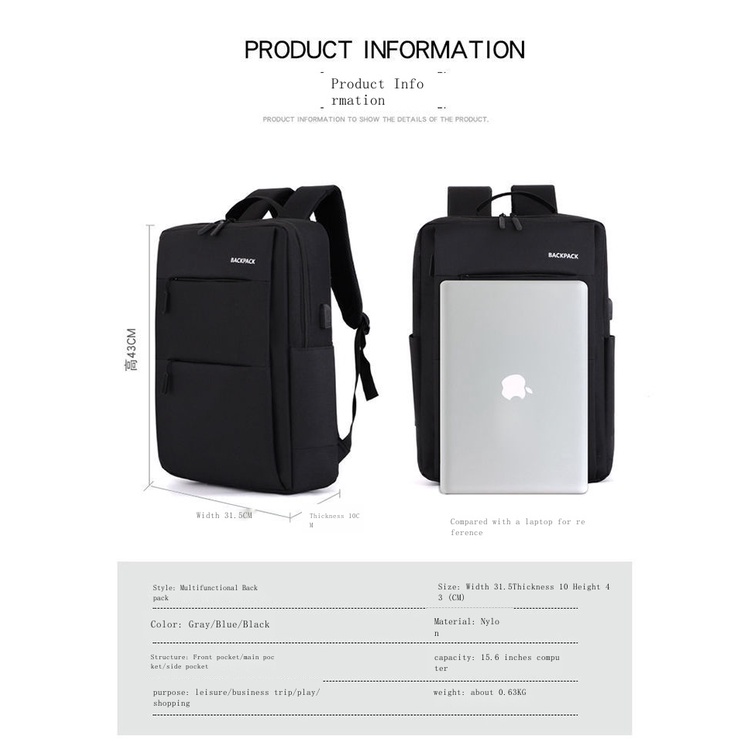 Ba Lô Đựng Laptop 17.3 inch Chất Lượng Tiện Lợi