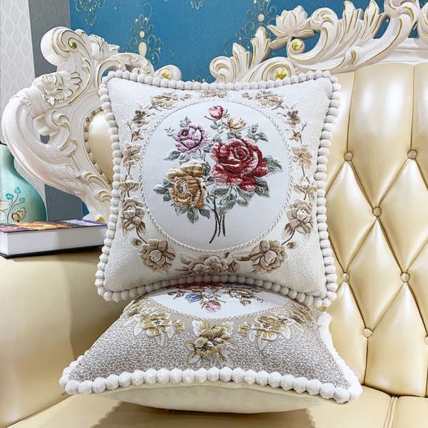 Vỏ Gối Tựa Lưng Cỡ Lớn Phong Cách Châu Âu Sang Trọng Giặt Rửa Dễ Dàng