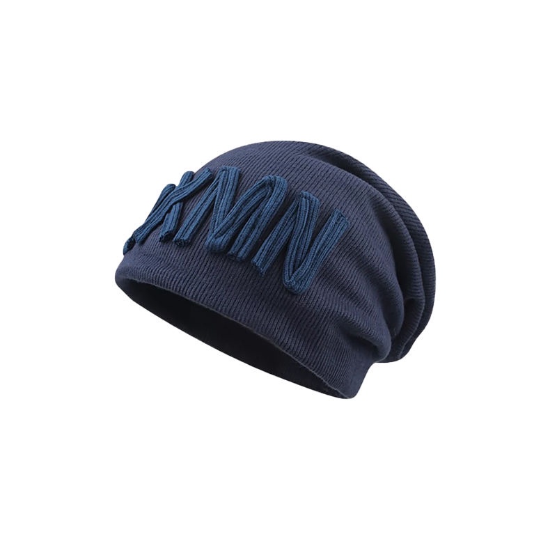 Mũ beret Dệt Kim Mềm Mại Màu Xanh navy Phong Cách retro Cho Nam Nữ