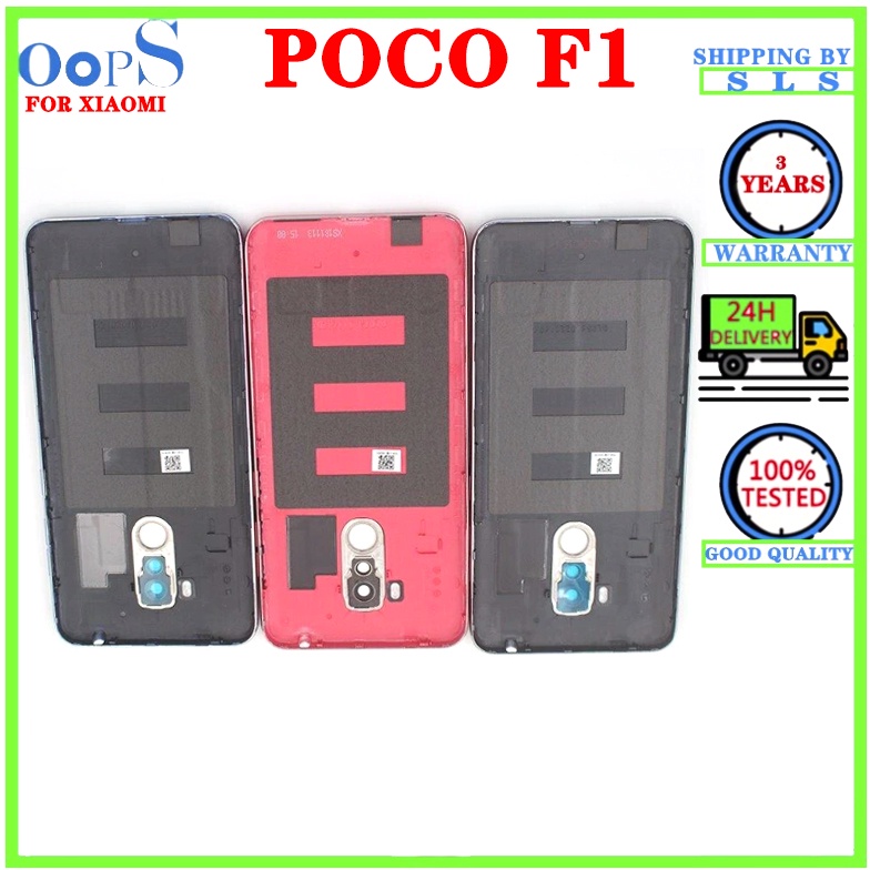 Toàn Bộ Nắp Đậy Pin Thay Thế Cho Điện Thoại xiaomi pocophone poco f1 + Khung Trước Màn Hình lcd