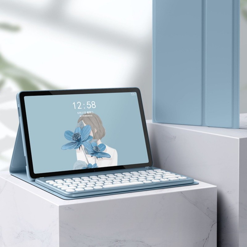 Ốp Lưng Có Bàn Phím Bluetooth Không Dây Cho Lenovo Xiaoxin Pad 11 10.6 2022 Pro 12.6 Pad Plus 11.5 Pro 11 M10 Plus