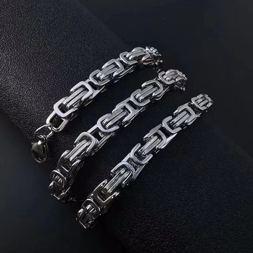 Vòng cổ Thép Titan Phong Cách hip hop Âu Mỹ Thời Trang Cho Nam