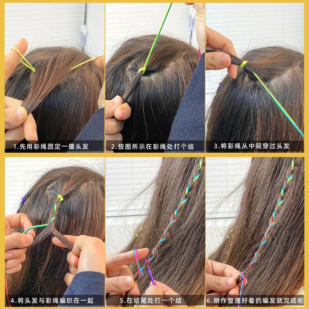 Dây Buộc Tóc Nhiều Màu Sắc Xinh Xắn Cho Bé Gái