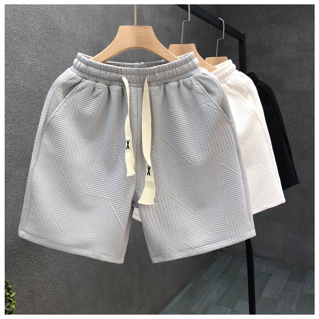 Quần Short Họa Tiết Đơn Giản Thời Trang Mùa Hè Mới Cho Nam
