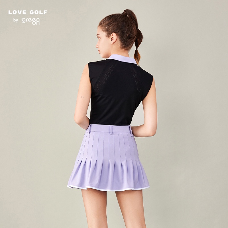 Áo Thun POLO Sát Nách Co Giãn Tốt Thoáng Khí Thời Trang Cho Nữ Lg LG2192