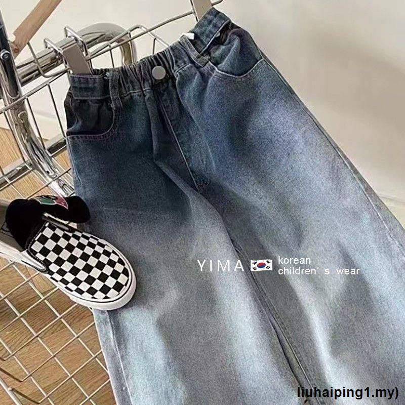 Quần jeans Dài Ống Đứng Thời Trang Cho Bé Trai