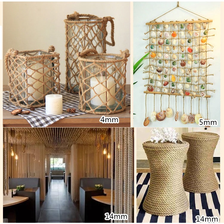 Cuộn Dây Đay Tự Nhiên 1mm-20mm Đa Dụng Chất Lượng Cao