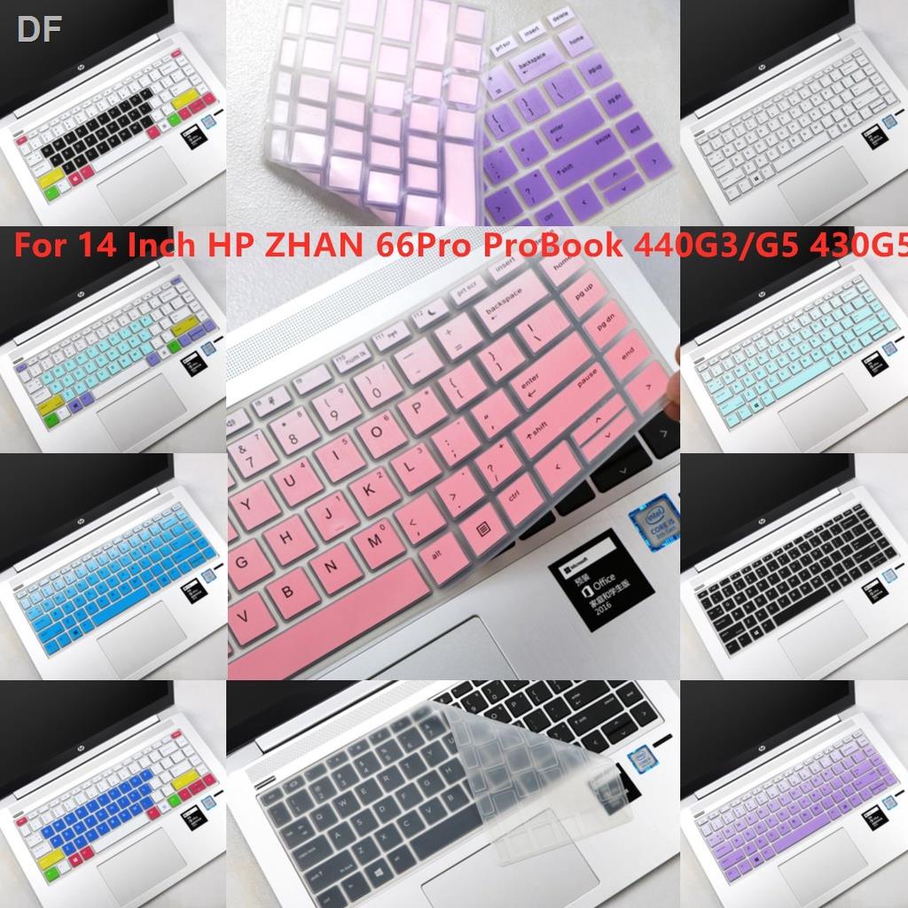✨Miếng Dán Bảo Vệ Bàn Phím Bằng Silicon Mềm Siêu Mỏng Cho HP ZHAN 66Pro ProBook 440G3 / G5 430G5 14 Inch