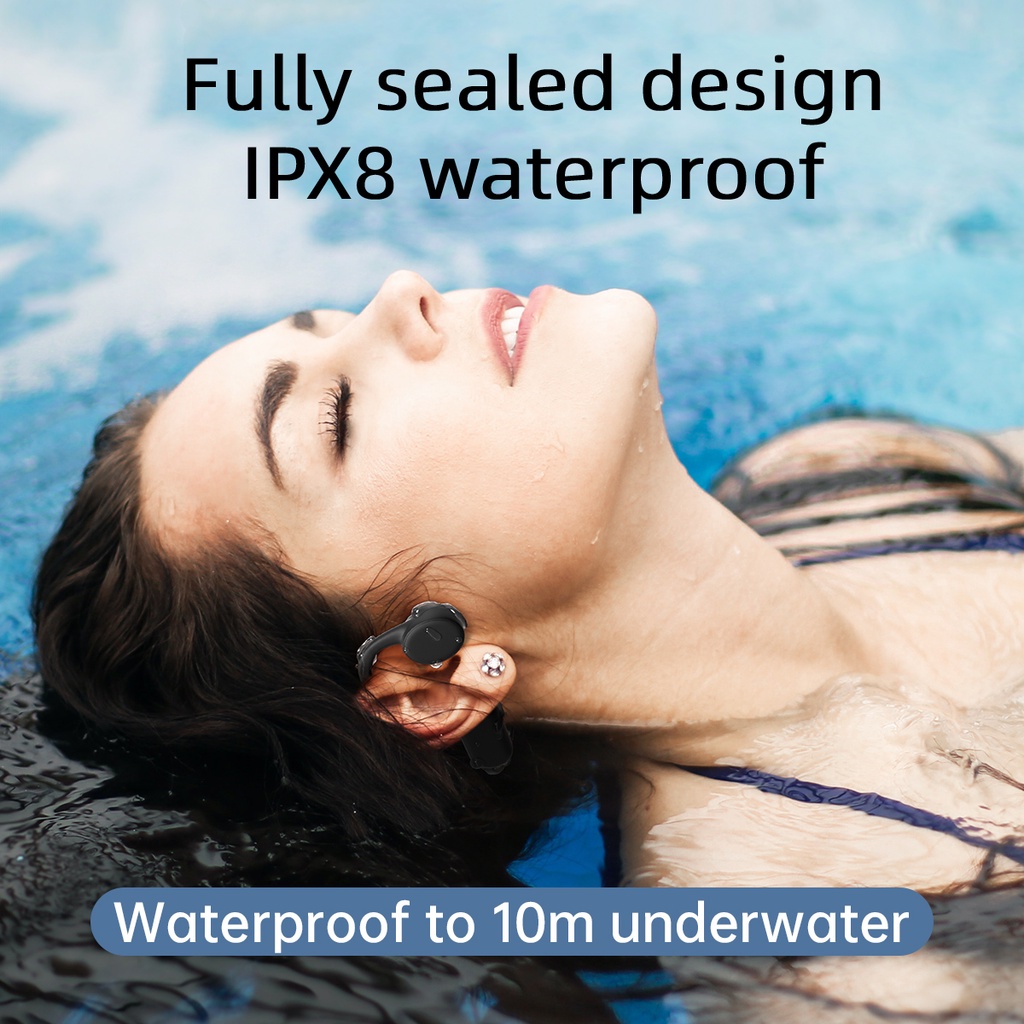 X18 Pro Dẫn xương bơi Tai nghe không dây Bluetooth Tai nghe chống nước IPX8 với RAM 32G Micrô nhạc Mp3