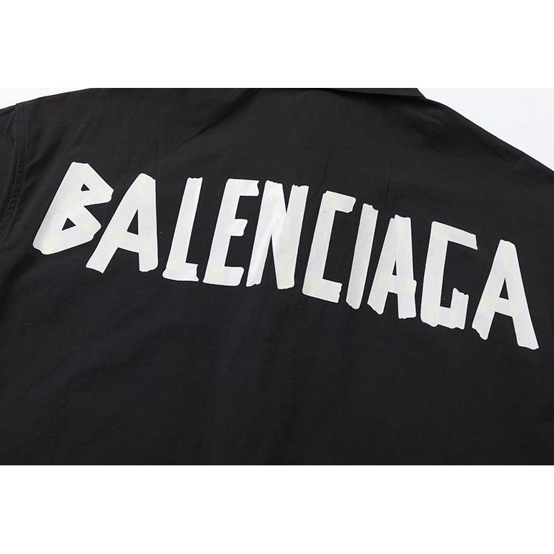 Áo Thun NgắN Tay In Chữ Balenciaga Cho Nam Và Nữ