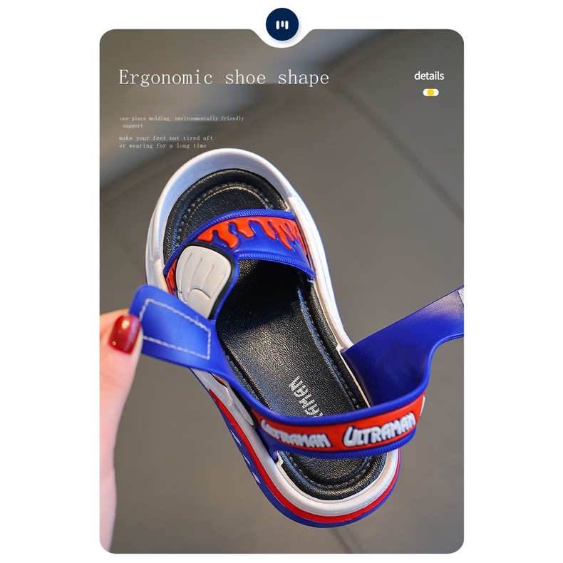 Xăng đan Thể Thao Đế Mềm Chống Trượt Mùa Hè 2023 Cho Bé Trai