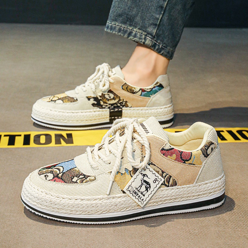 Giày Thể Thao Canvas Thoáng Khí Thời Trang Cho Nam