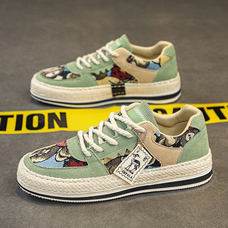 Giày Thể Thao Canvas Thoáng Khí Thời Trang Cho Nam