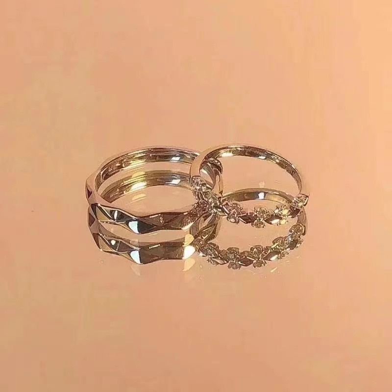 Nhẫn Bạc 925 Hình Vương Miện Không Phai Màu Thời Trang Cho Cặp Đôi 7.22