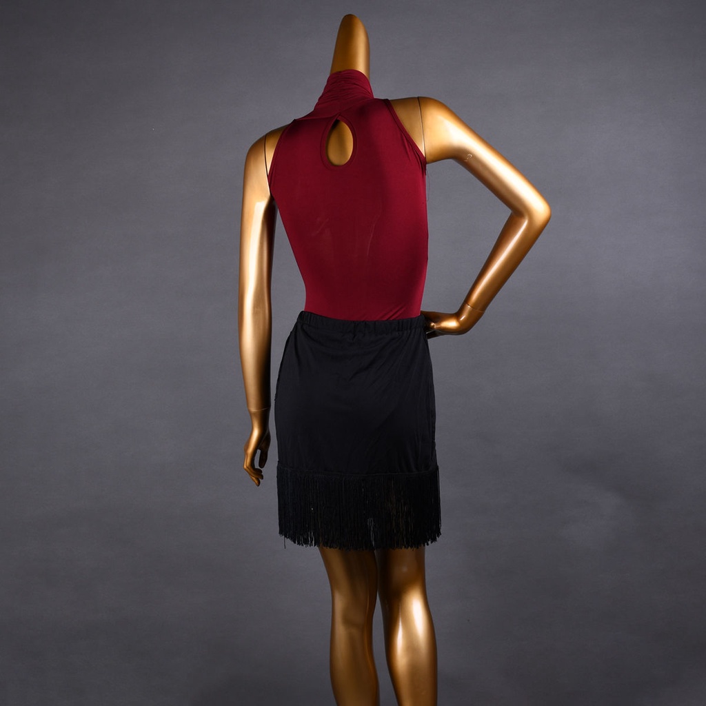 Chân Váy Khiêu Vũ latin Phối Tua Rua Thời Trang Cho Nữ 8.18