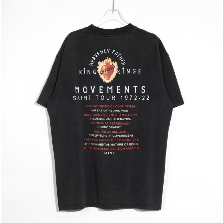 Áo Thun Tay Ngắn In Hình Saint Michael Eye Visual Cá Tính