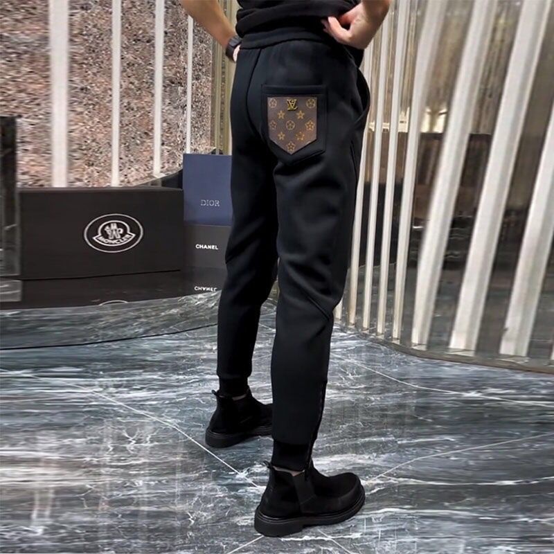 Quần Tây Ôm Chân Màu Đen Phong Cách Doanh Nhân Thời Trang Xuân Hè Cho Nam