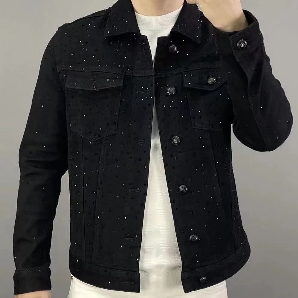 Áo Khoác Denim Thời Trang Thu Đông Cá Tính Dành Cho Nam