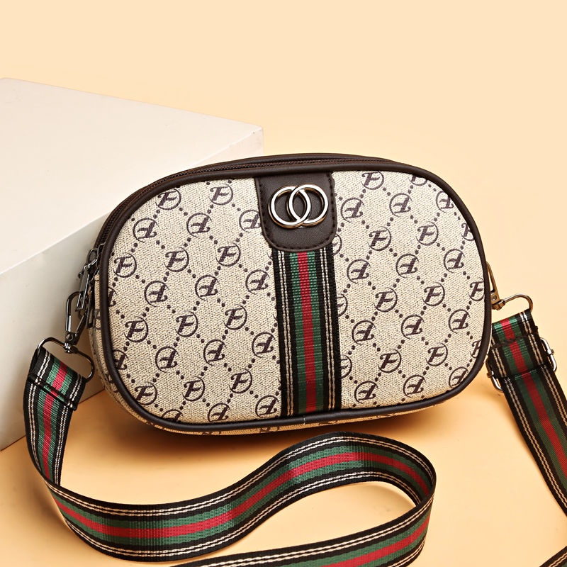 Túi xách nữ, túi đeo chéo Túi đeo vai nhiều ngăn thời trang phong cách Retro