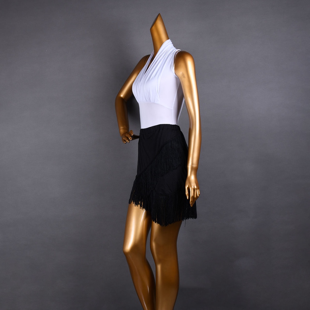 Chân Váy Khiêu Vũ latin Phối Tua Rua Thời Trang Cho Nữ 8.18