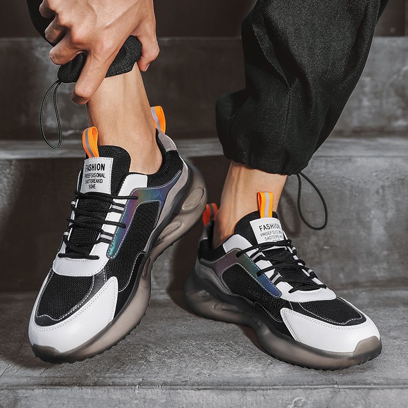 Lelaki kasut-autumn 2023 học sinh trung học mới giày thể thao nam lưới thoáng khí non-slip running all-match casual d