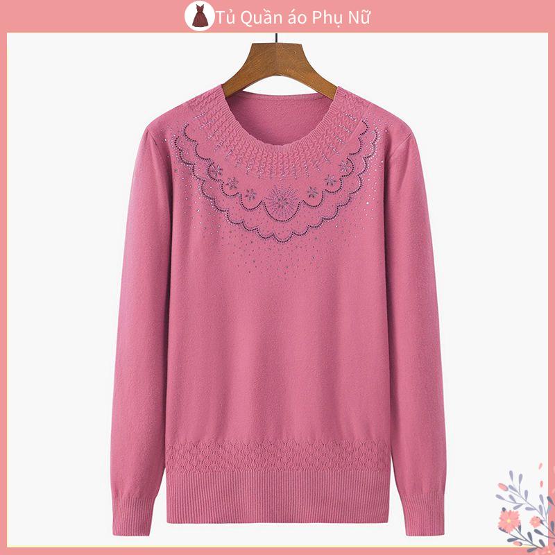 Áo Khoác Len Cardigan Kho C D Kim Tay D / I Mother & I Mother & O#Áo Dệt Kim Cổ Tròn Size Lớn 39% Mùa Thu Mới Cho Phụ Nữ Trung Niên Và Người Lớn Tuổi#Dây Kéo Màu Trơn Dành Cho Xe Hơi 39; s 39; s