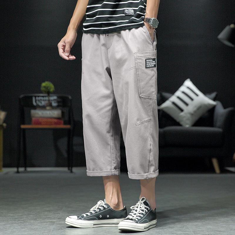 Quần Short Mỏng Dáng Rộng Phong Cách Nhật Bản Thời Trang Mùa Hè Dành Cho Nam M-5xl 7 Điểm