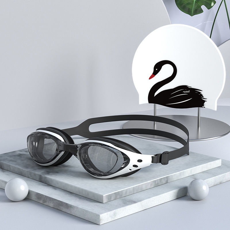 Bộ Kính Bơi + Mũ Bơi Chuyên Nghiệp HD Chống Sương Mù & Nước Cho Nam & Nữ