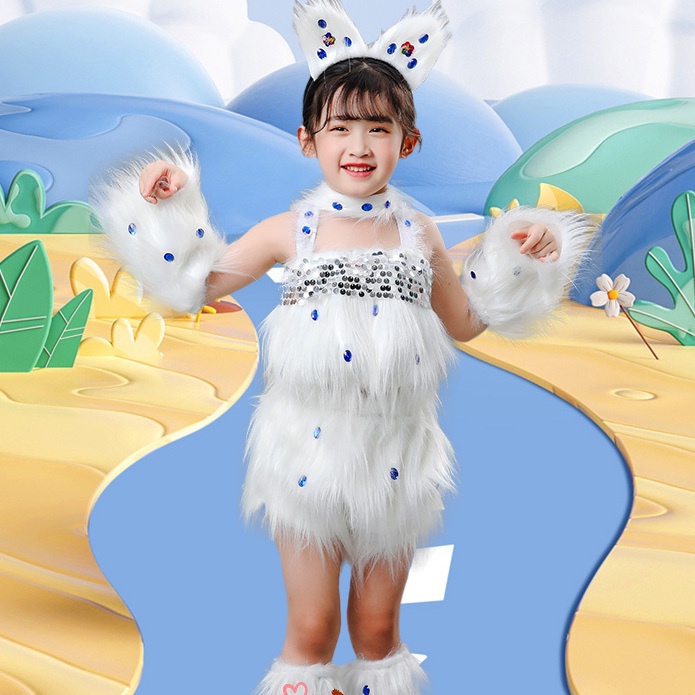 Bộ Đồ Hóa Trang Mèo Ba Tư Xinh Xắn Dành Cho Trẻ Nhỏ Mẫu Giáo