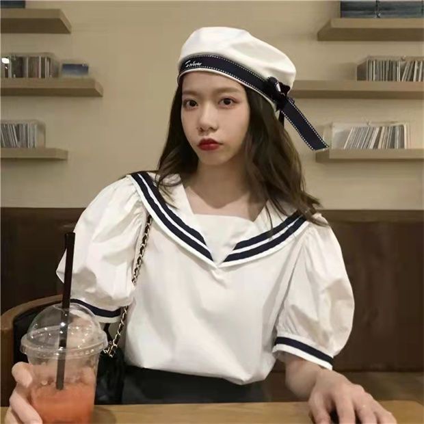 Áo Thun Nữ Ngắn Tay Cổ Tròn Thời Trang Hàn