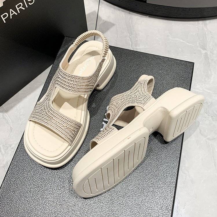 Xăng đan Thể Thao Đế Dày Thời Trang Mùa Hè Cho Nữ