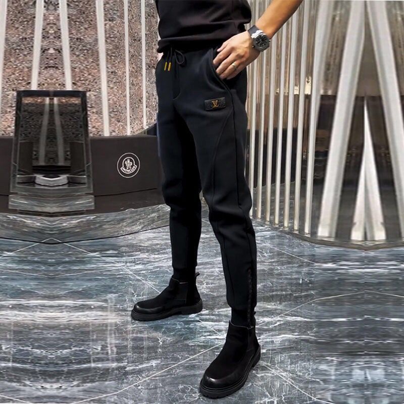 Quần Tây Ôm Chân Màu Đen Phong Cách Doanh Nhân Thời Trang Xuân Hè Cho Nam