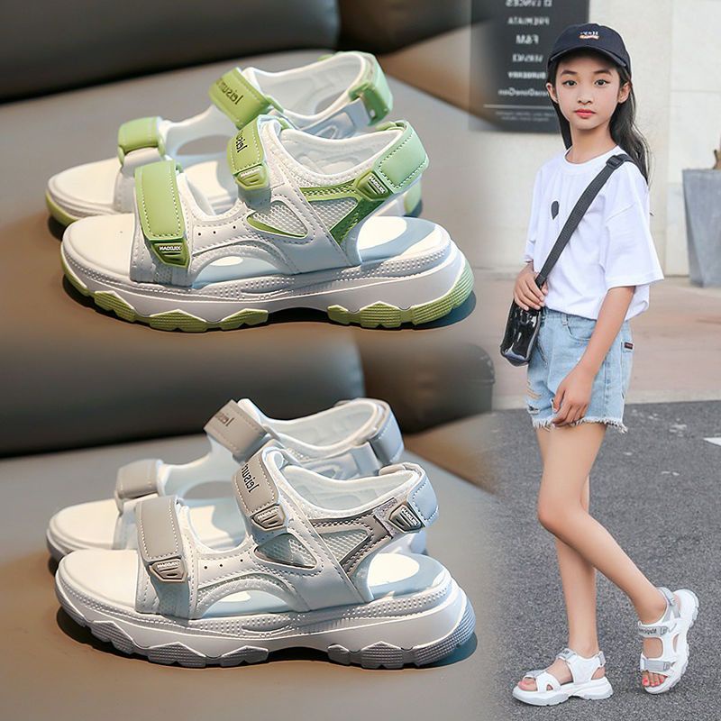Xăng đan Thể Thao Mùa Hè 2023 Đế Mềm Cho Bé Gái Tiểu Học Và Trung Học