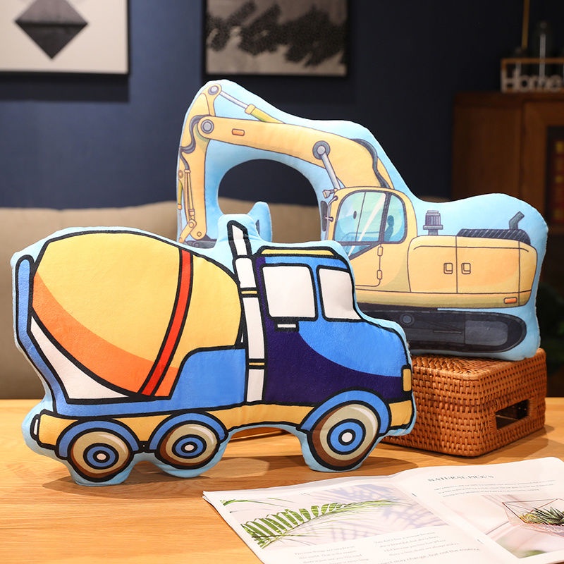 Gối Ôm Hình Xe Cảnh Sát Hoạt Hình Xinh Xắn Dành Cho Bé