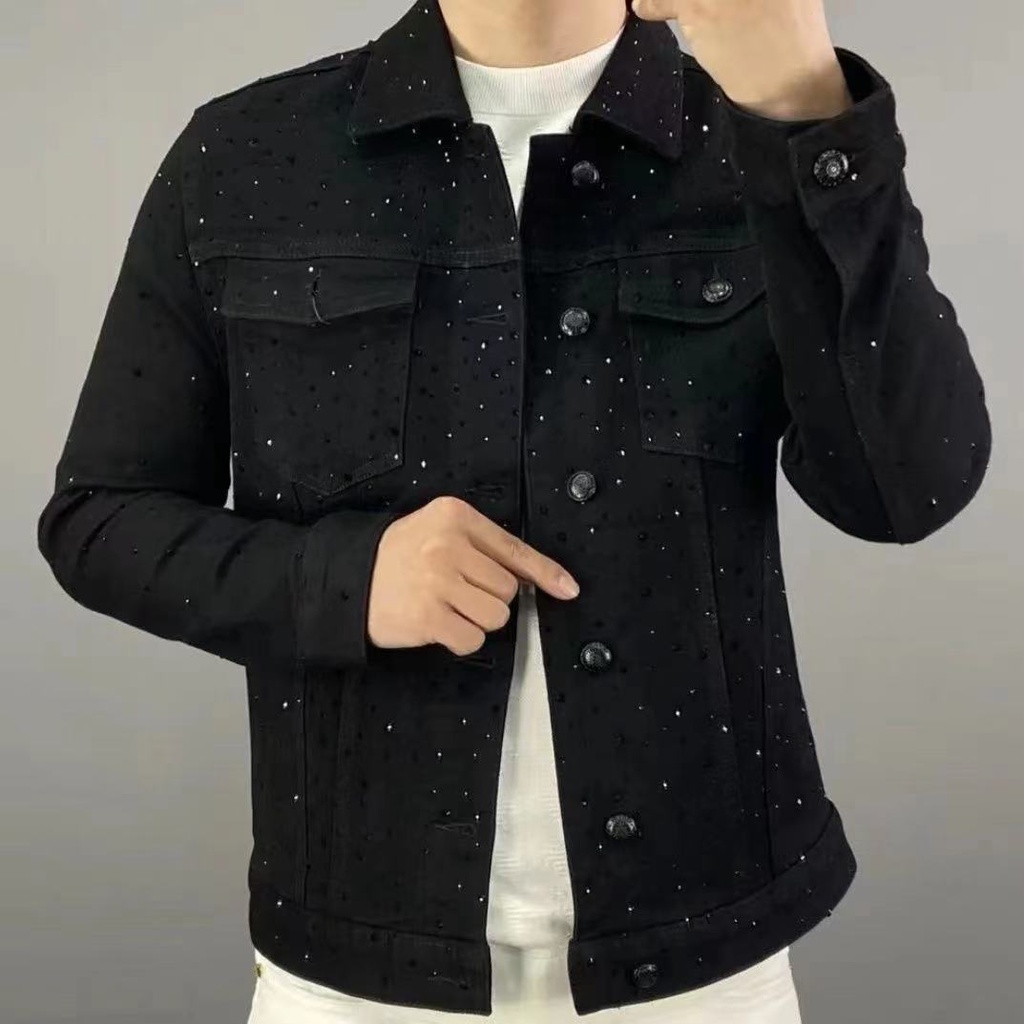 Áo Khoác Denim Thời Trang Thu Đông Cá Tính Dành Cho Nam